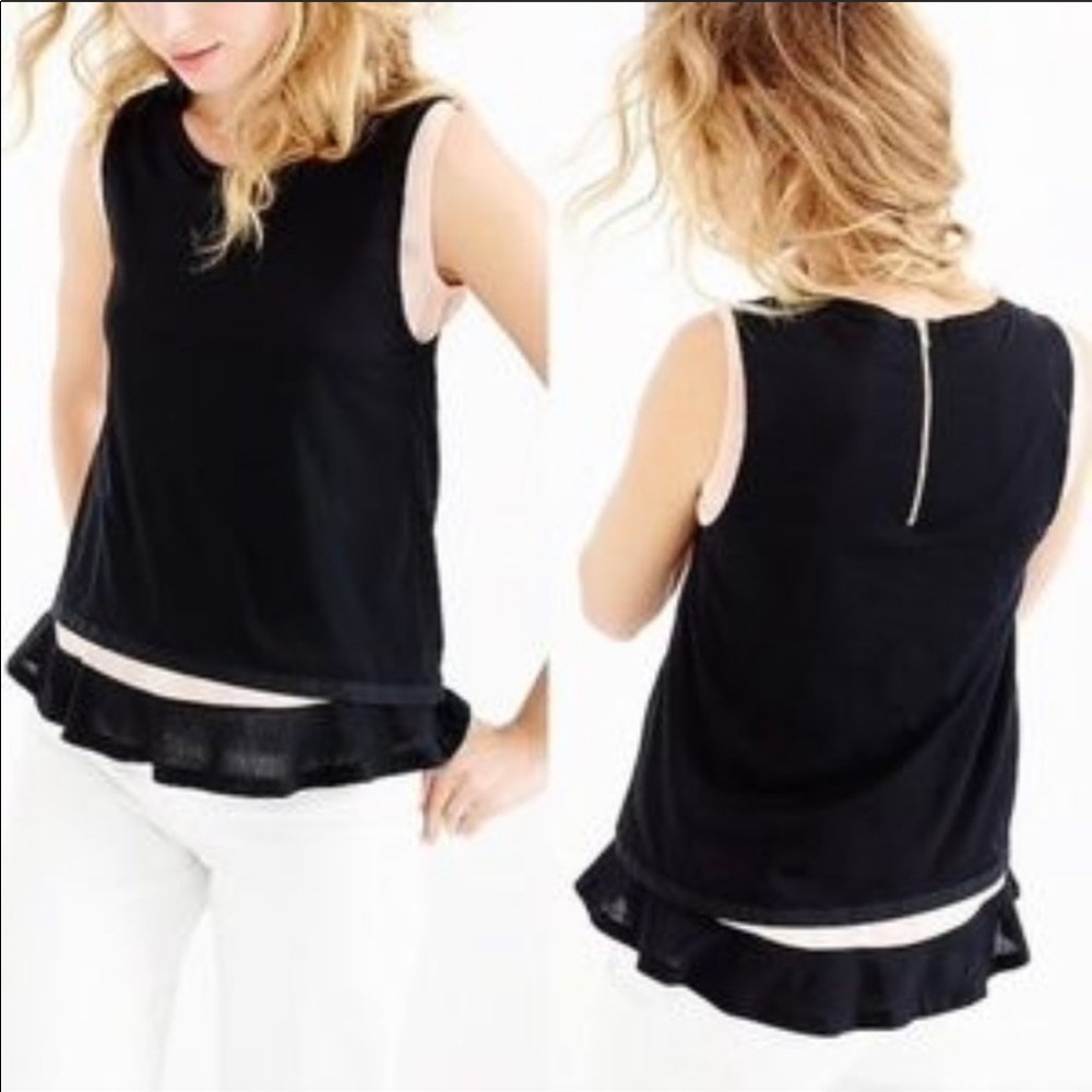 J. Crew Double Layer Tank